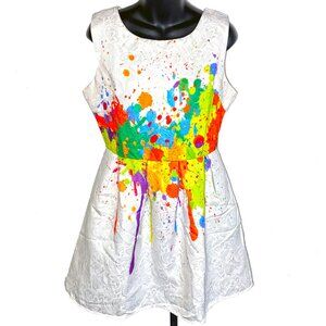 Paint Splatter Dresses Size XL